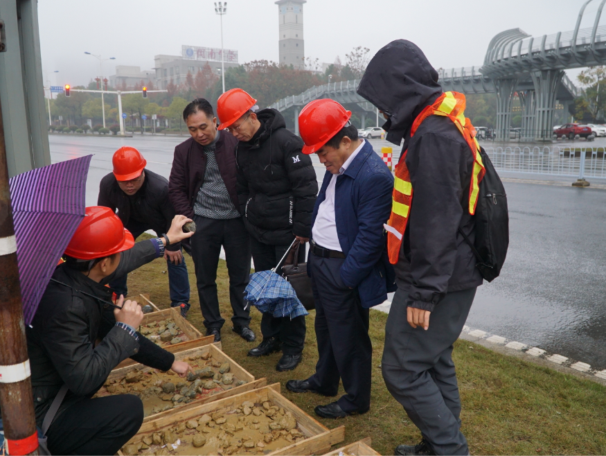 院領(lǐng)導(dǎo)赴長沙市軌道交通1號(hào)線北延一期詳勘項(xiàng)目檢查指導(dǎo)工作